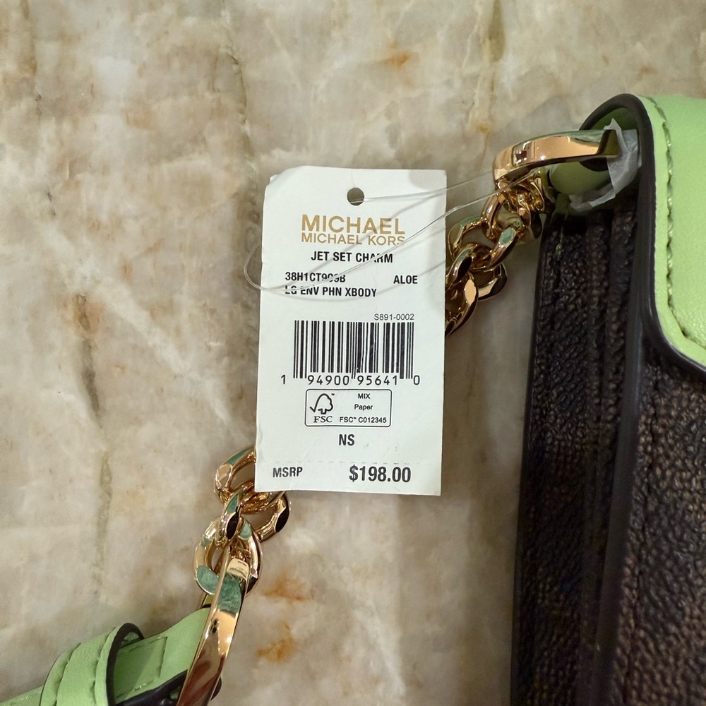 Michael Michael Kors Jet Set Charm Large Envelope Phone Xbody. New with tags - Picture 10 of 10